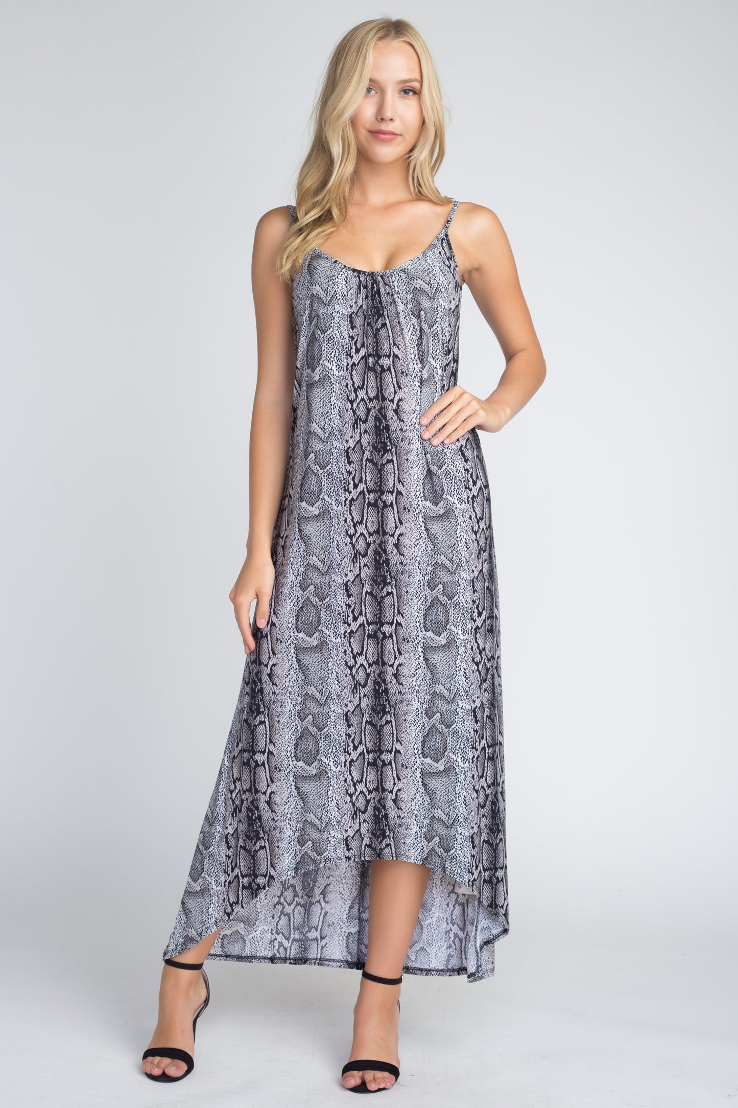 Print Maxi Tank Dress