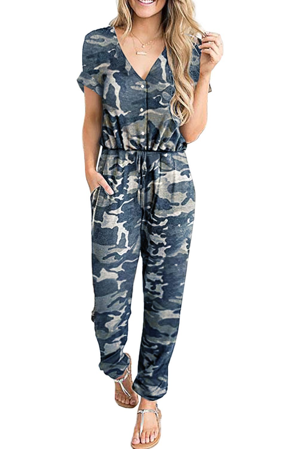 Urban Camouflage - Chic Camo Jumpsuit