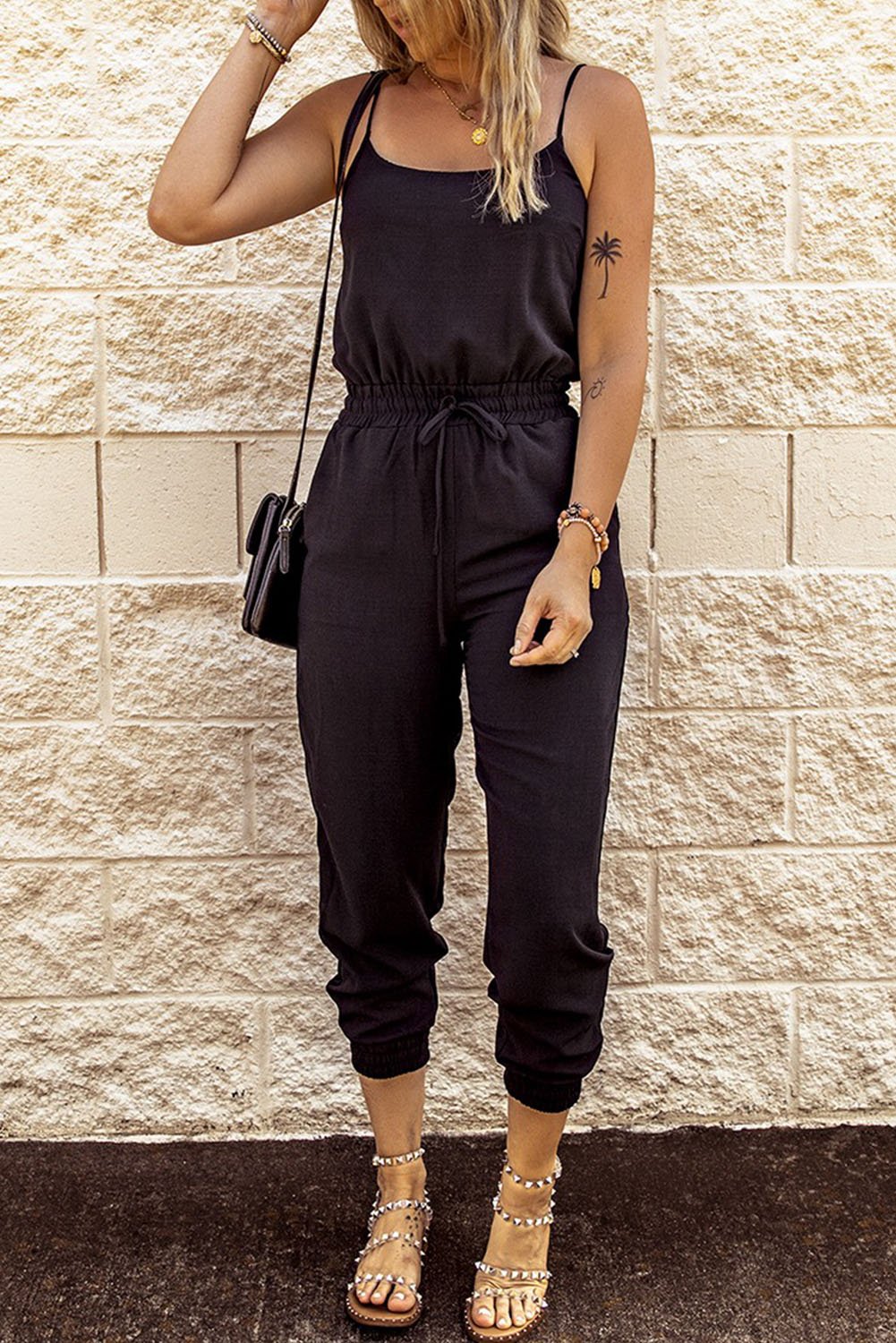 Trendy Spaghetti Strap Jumpsuit