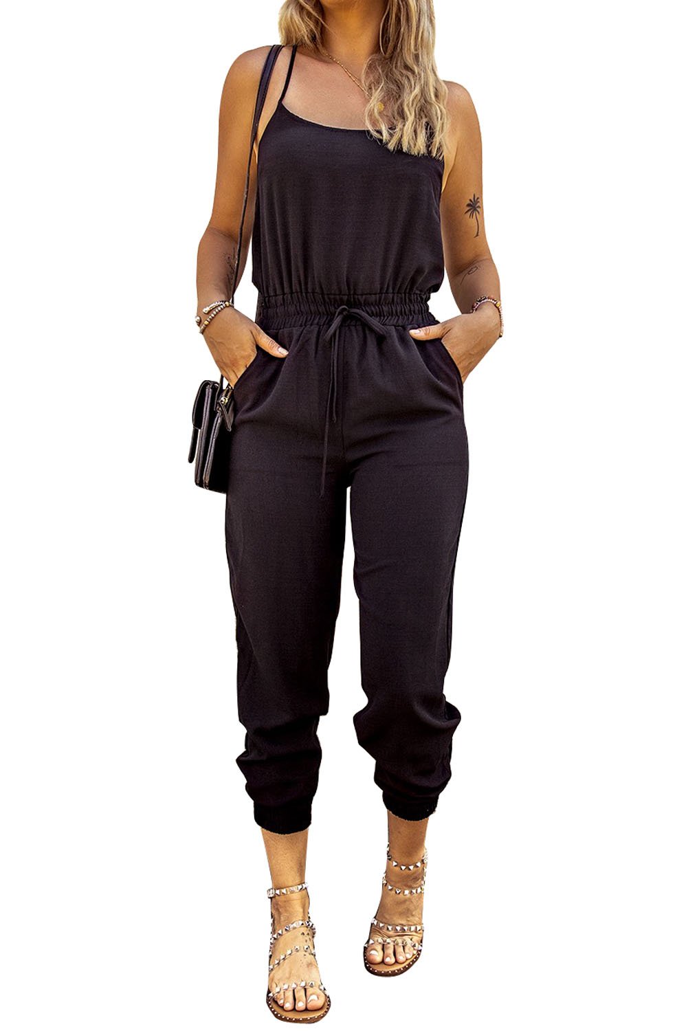 Trendy Spaghetti Strap Jumpsuit