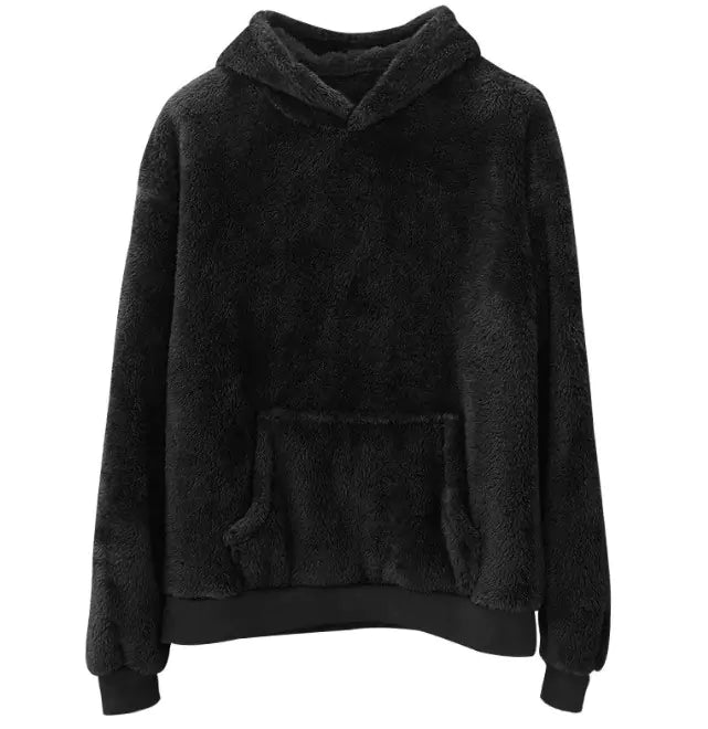 Velvet Hooded Sweater