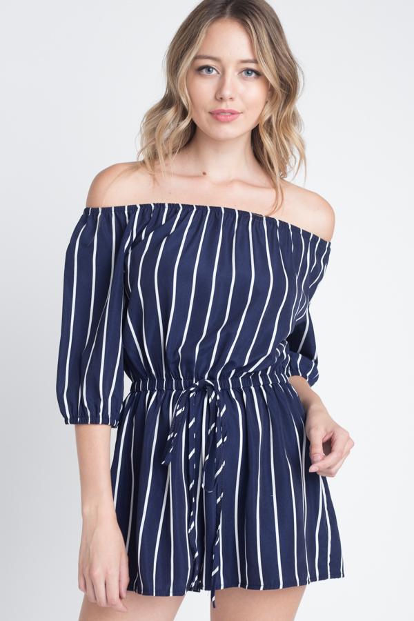 Women's Off Shoulder Romper