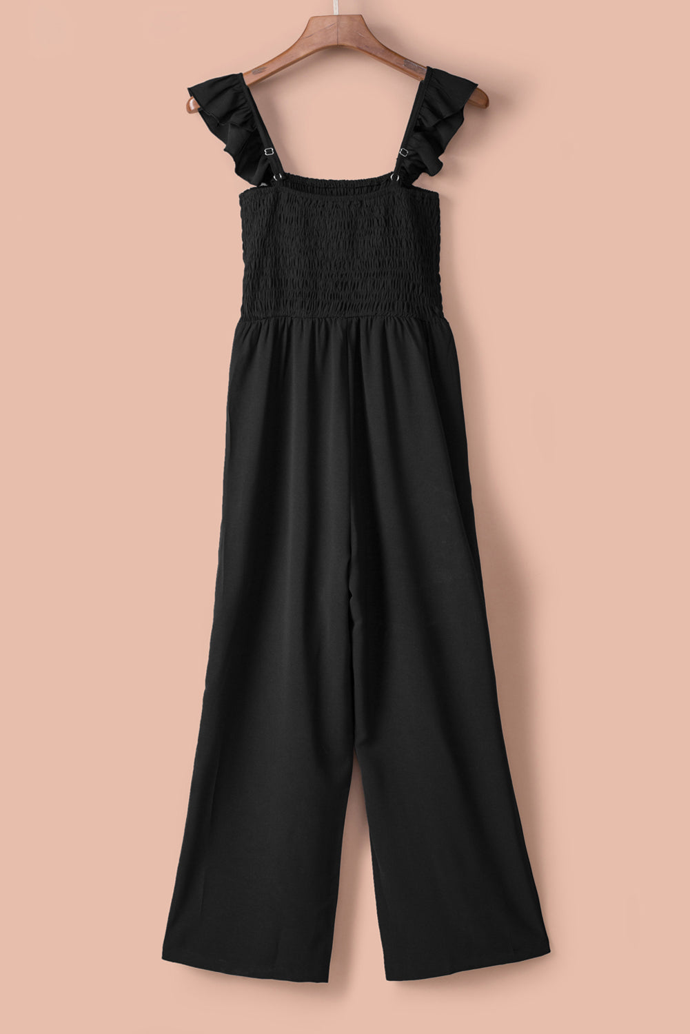 Elegant Black Wide Leg Jumpsuit