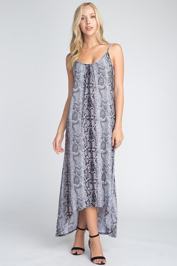 Print Maxi Tank Dress