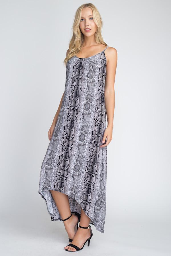 Print Maxi Tank Dress