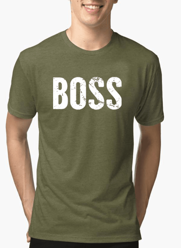 Boss Melange Half Sleeve T-Shirt