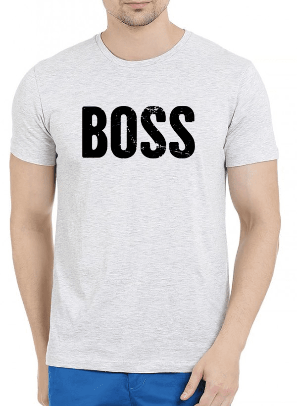 Boss Melange Half Sleeve T-Shirt