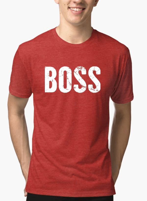 Boss Melange Half Sleeve T-Shirt