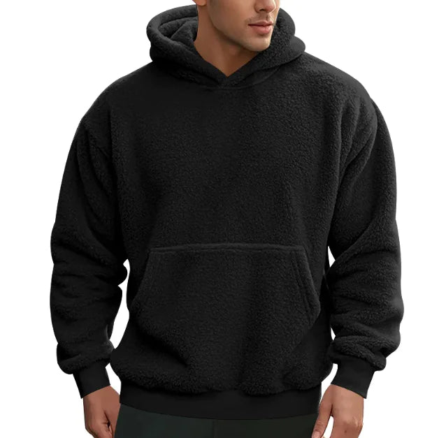 Double-sided Velvet Loose Sweater Men