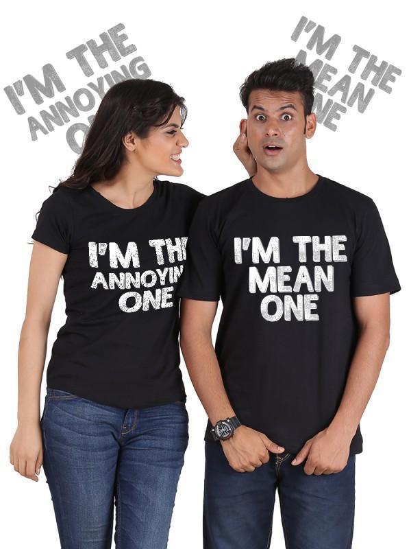 The Mean One, The Annoying One Couple- Tee